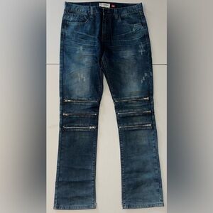 Y2K Rsrch & Dvlpmnt Genuine Denim Originals Casual Zipper Jeans Men Size 34 EUC
